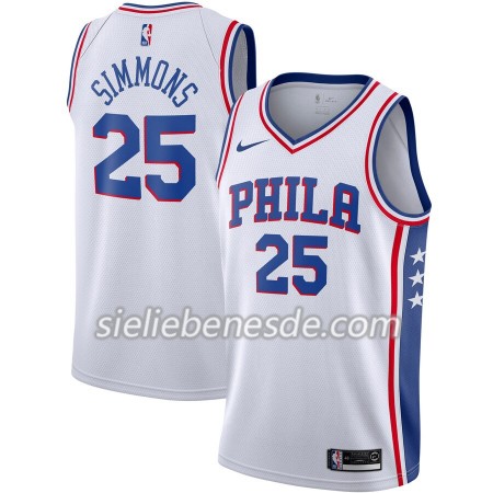 Herren NBA Philadelphia 76ers Trikot Ben Simmons 25 Nike 2019-2020 Association Edition Swingman
